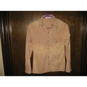 Boys Youth Donmoor Perma Press Pearl Snap Western LS Shirt Size 14 Vintage 1970s